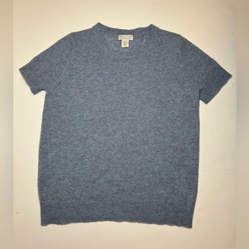 Oats cashmere size M blue top - Picture 1 of 4